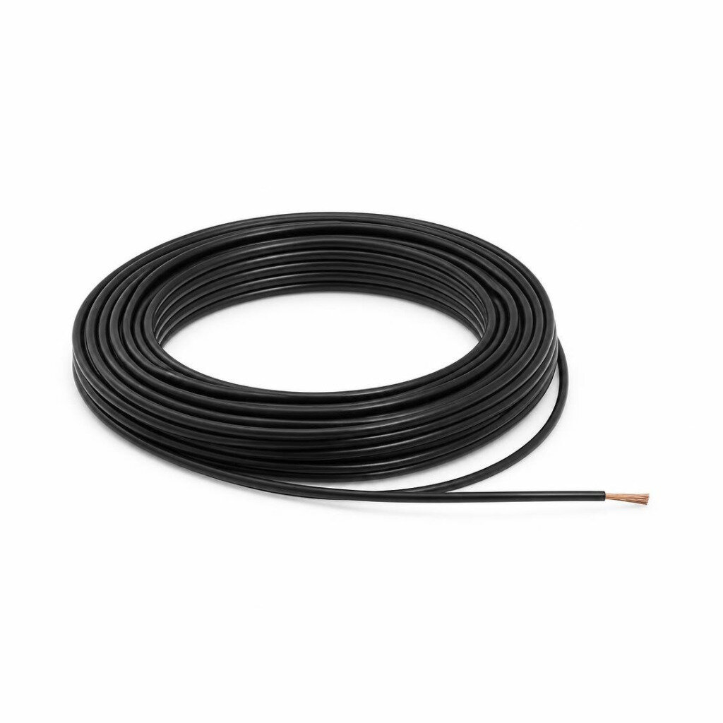 EVT 2.5MM BLACK PVC SINGLE WIRE CABLE -SIRIM