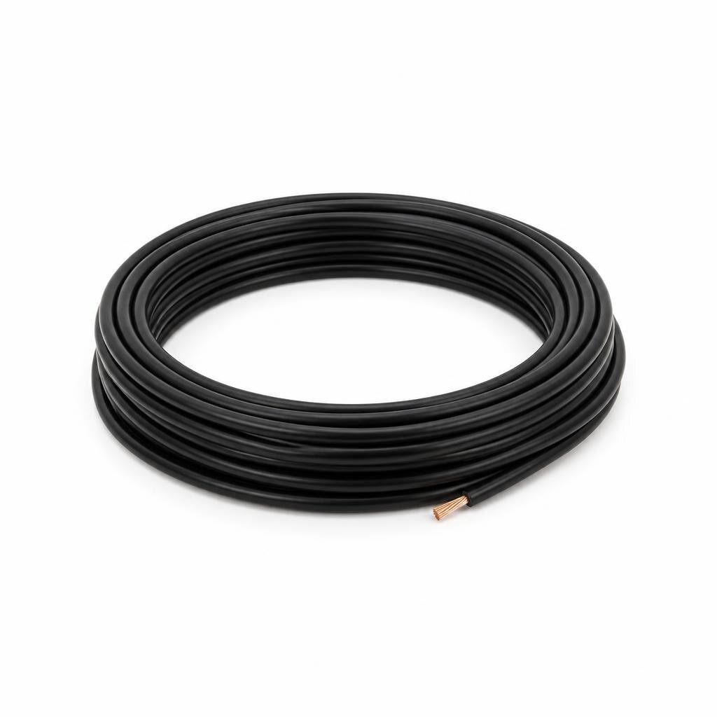 EVT 4.0MM BLACK PVC SINGLE WIRE CABLE -SIRIM