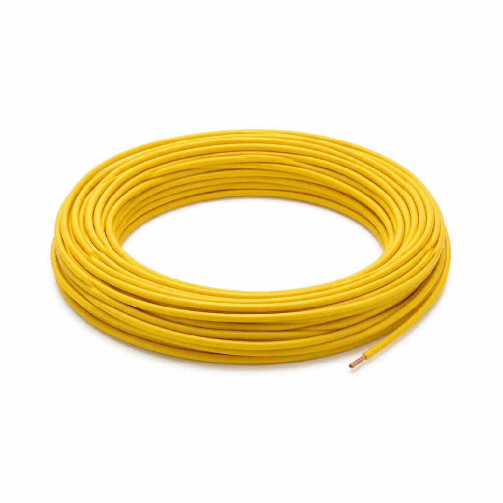 EVT 4.0MM YELLOW PVC SINGLE WIRE CABLE - SIRIM
