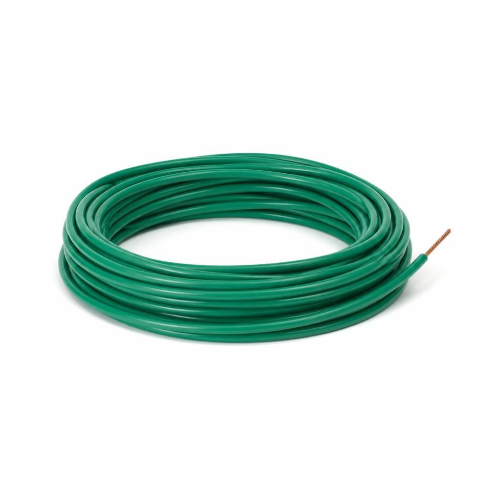 EVT 4.0MM GREEN PVC SINGLE WIRE CABLE -SIRIM