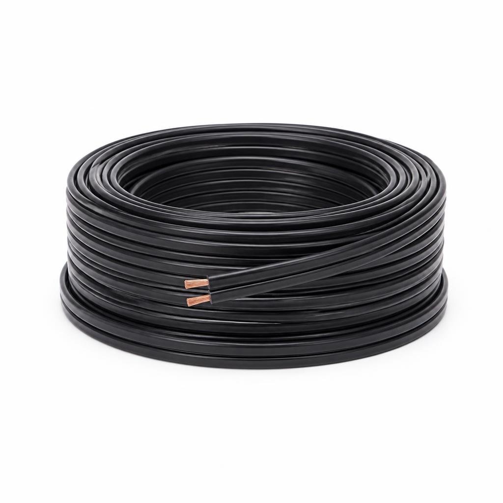 EVOLT 23/0.15MM X 2C X 250M TWIN FLAT CABLE (PURE COPPER)