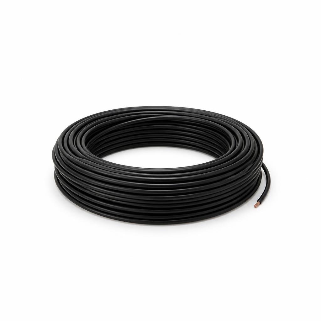 TAISIN 2.5MM BLACK PVC SINGLE WIRE CABLE -SIRIM