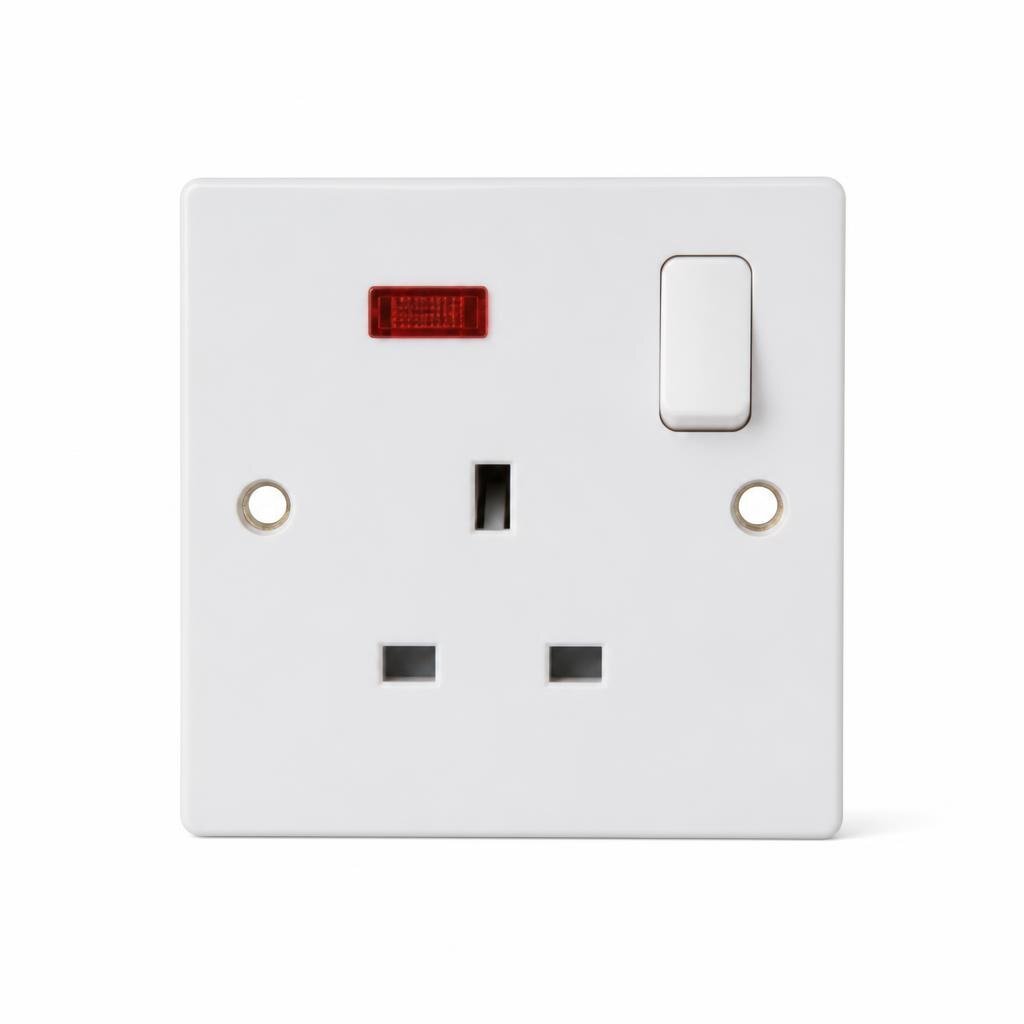 SCHNEIDER KB25LN 13A2G LARGE DOLLY SWT.SOCKET NEON