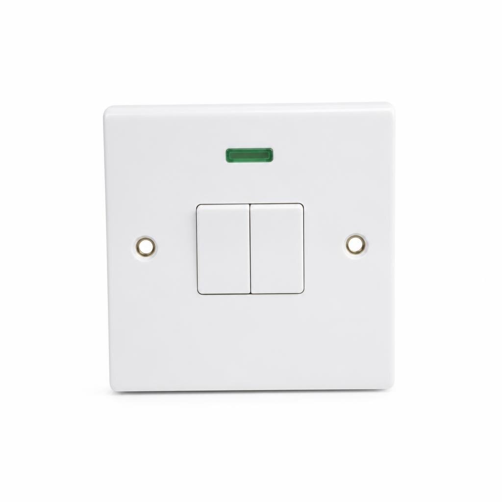 SCHNEIDER KB32D20NE 20A2G D.POLE SWITCH NEON EARTH