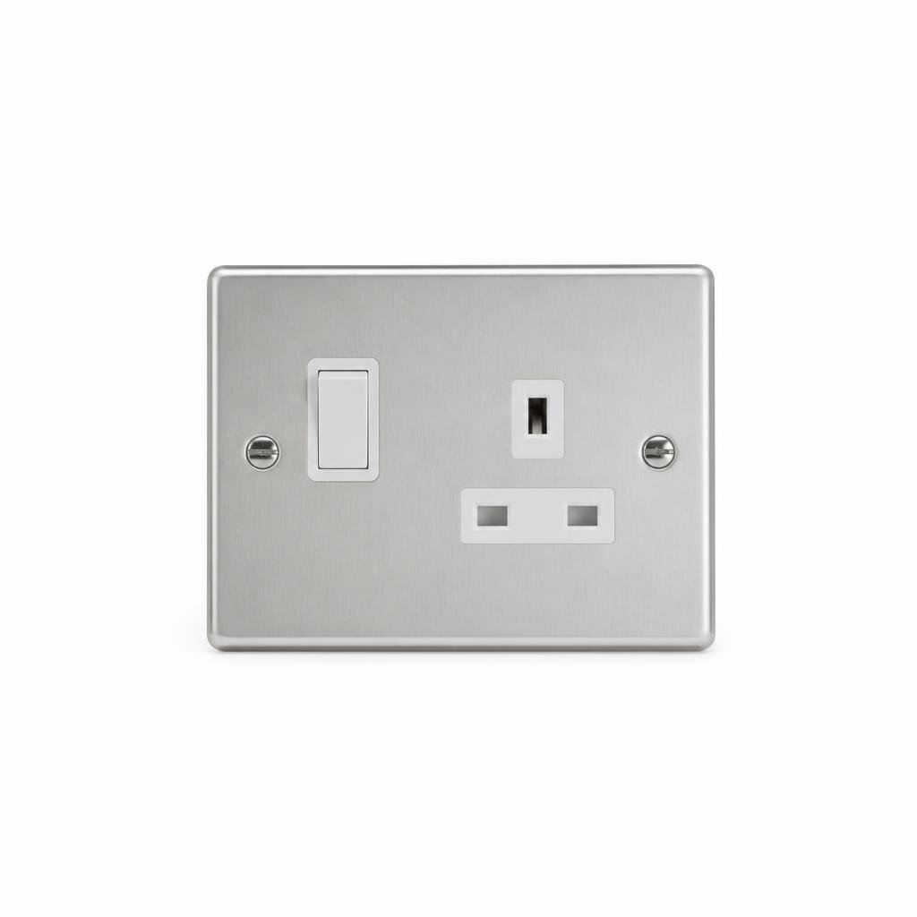 15A 1G METAL SWITCH SOCKET
