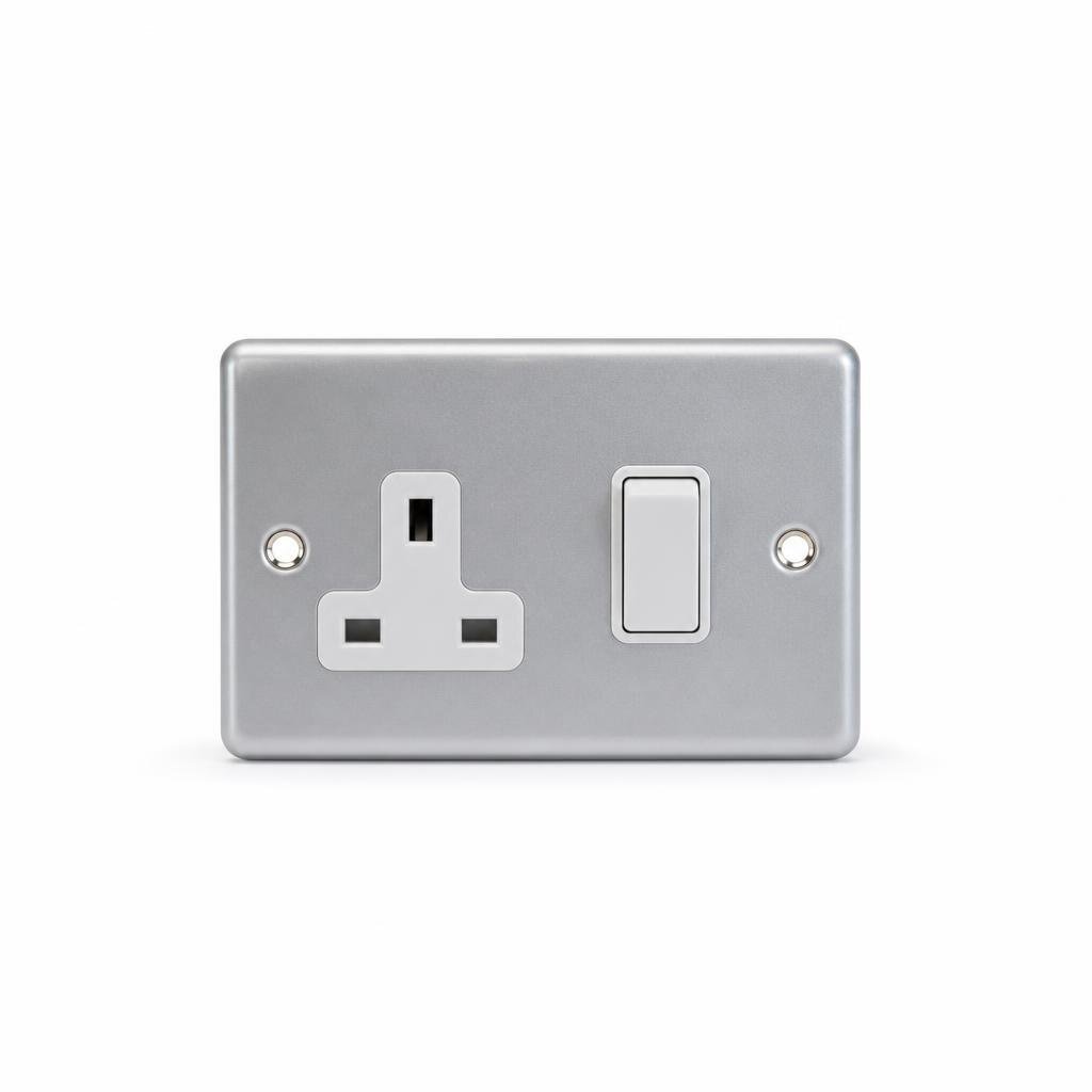 SUM 15A 1G METAL CLAD SWITCH SOCKET