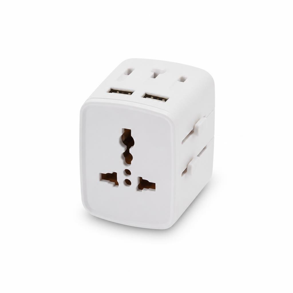 UNIVERSAL TRAVELLER ADAP+USB CHARGES