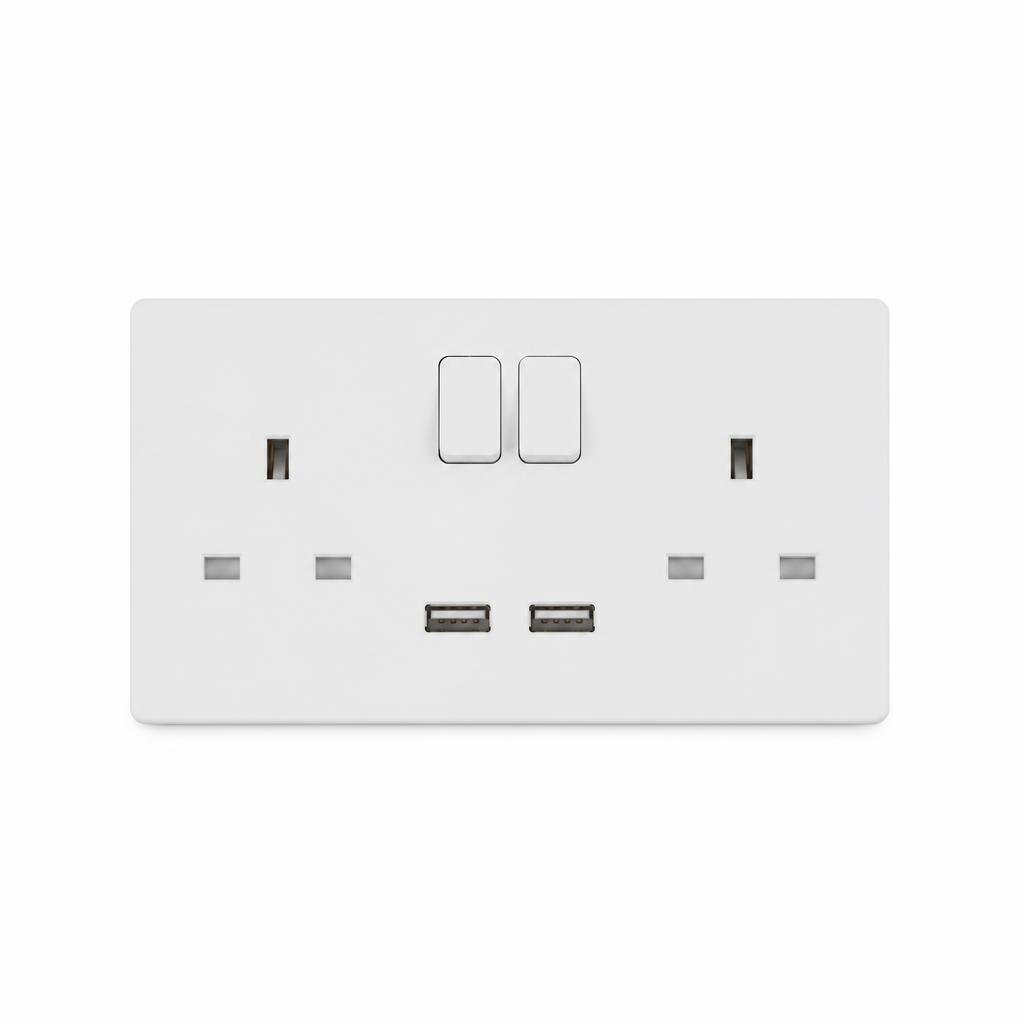 A-PRO 13A MULTI WALL SWITCH SOCKET WITH USB