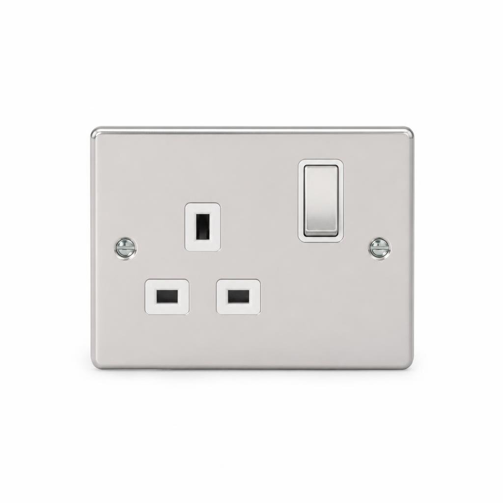 A-PRO 8119 13A SINGLE METAL SWITCH SOCKET