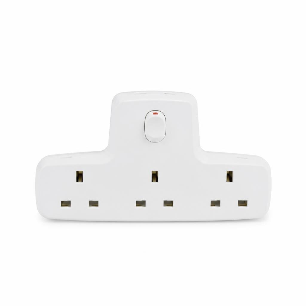 ACCURATE AC-133AD 13A 3WAY MULTI ADAPTOR C/W SWITCH
