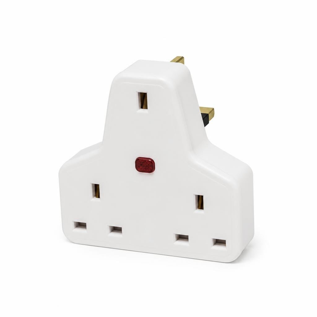 UK 7387 13A 3WAY NEON ADAPTOR