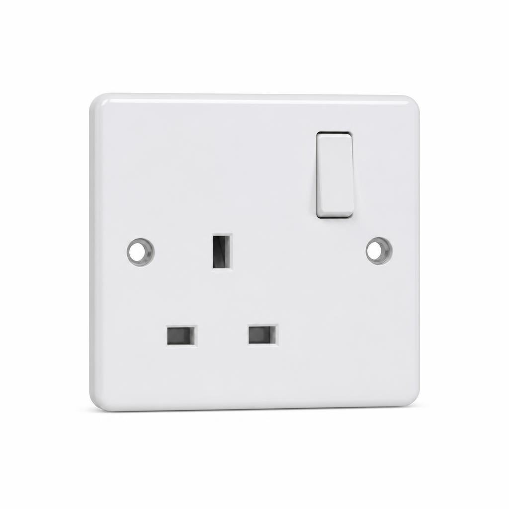 MK E2757 13A SINGLE SWITCH SOCKET