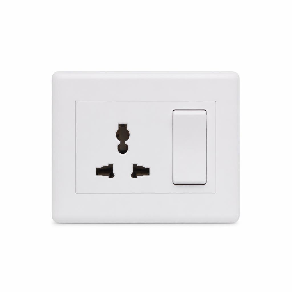 COSIMO LA431 15A SWITCH SOCKET - WHITE LIVINA