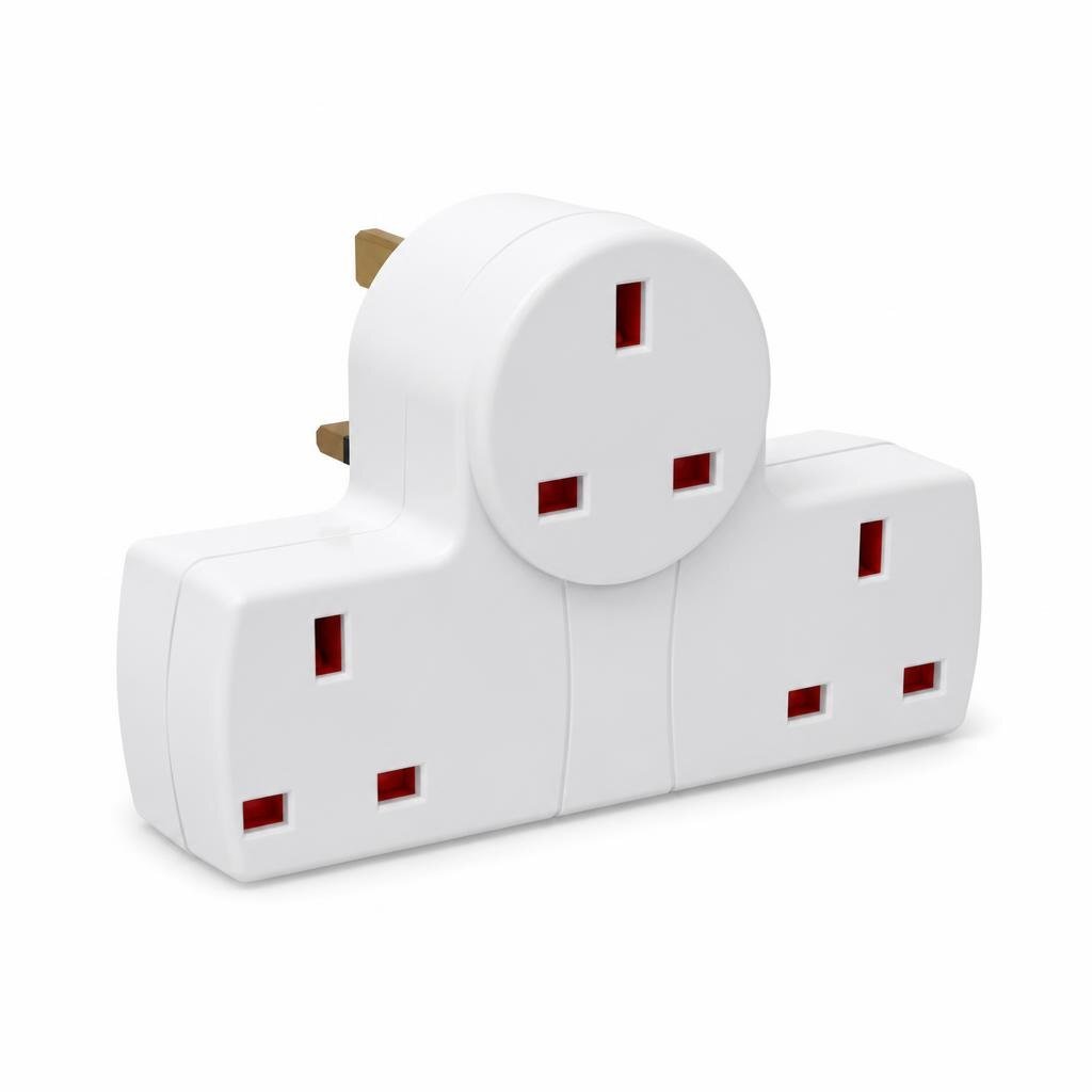 UK 928 3WAY ADAPTOR NEON