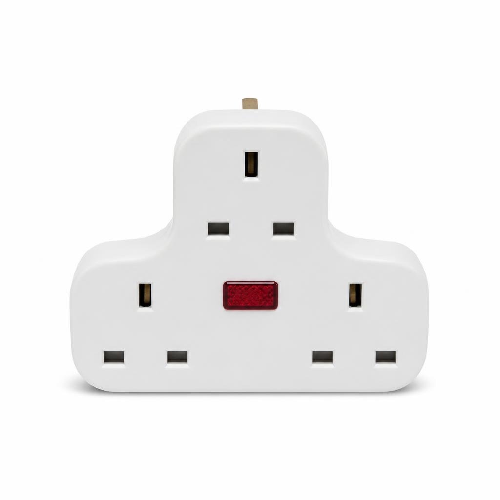 PEAK PK-940 13A 3WAY ADAPTOR WITH NEON - SIRIM
