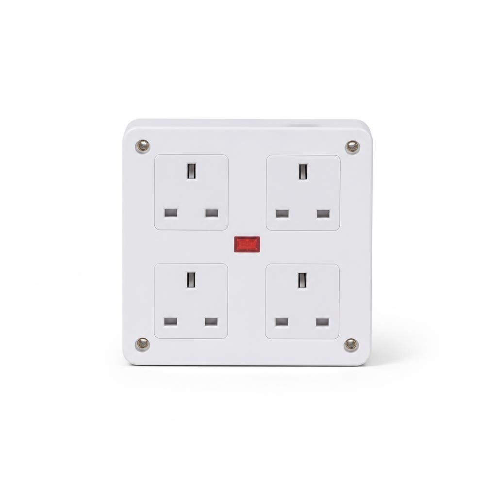 UMS 13A 4G TRAILING SOCKET NEON