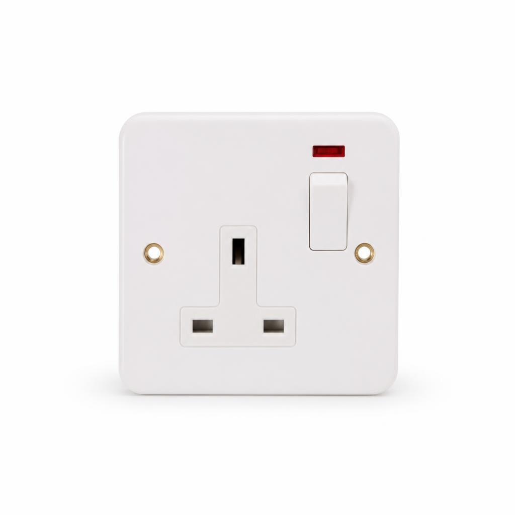 UMS 13A 5G TRAILING SOCKET NEON