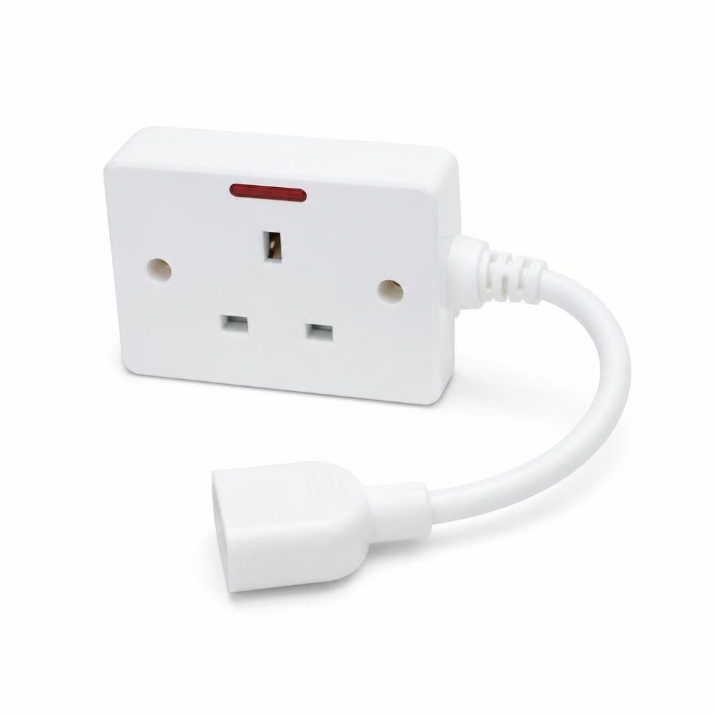 UK 5G5M TRAILING SOCKET NEON