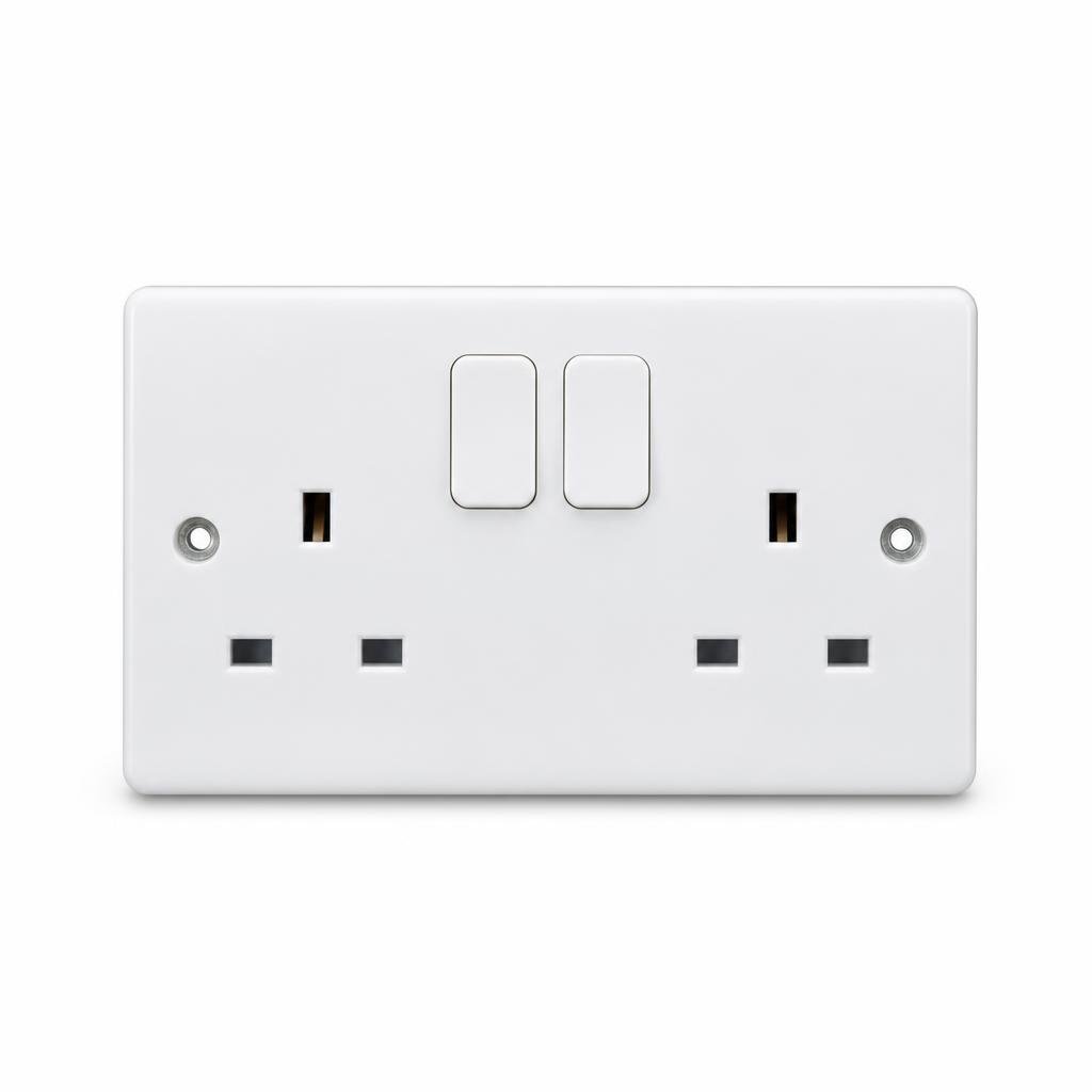 PROSMART 13A DOUBLE SWITCH SOCKET