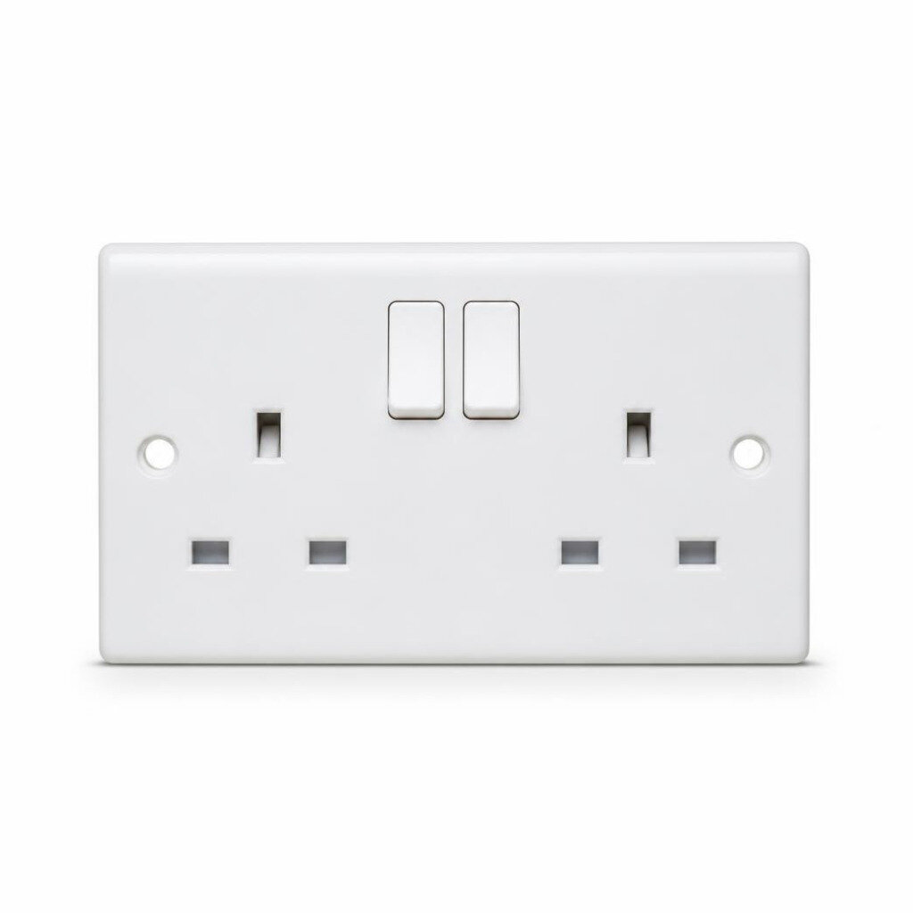 JET 8029 13A DOUBLE SWITCH SOCKET - SIRIM