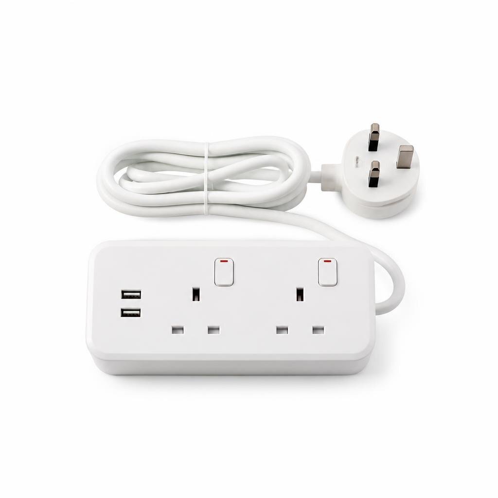 SUM 2G2USB X 2MTR EXT.SWITCH SOCKET OUTLET