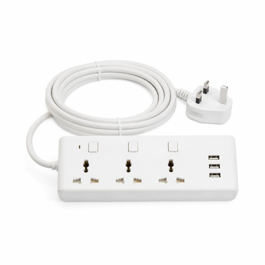 SUM 2G2USB X 3MTR EXT.SWITCH SOCKET OUTLET