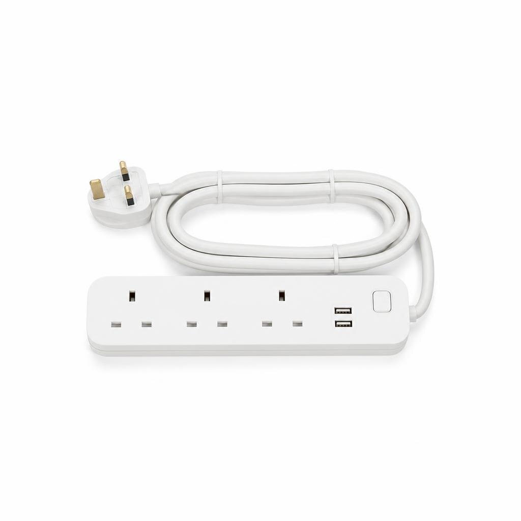 SUM 4G2USB X 3MTR EXT.SWITCH SOCKET OUTLET