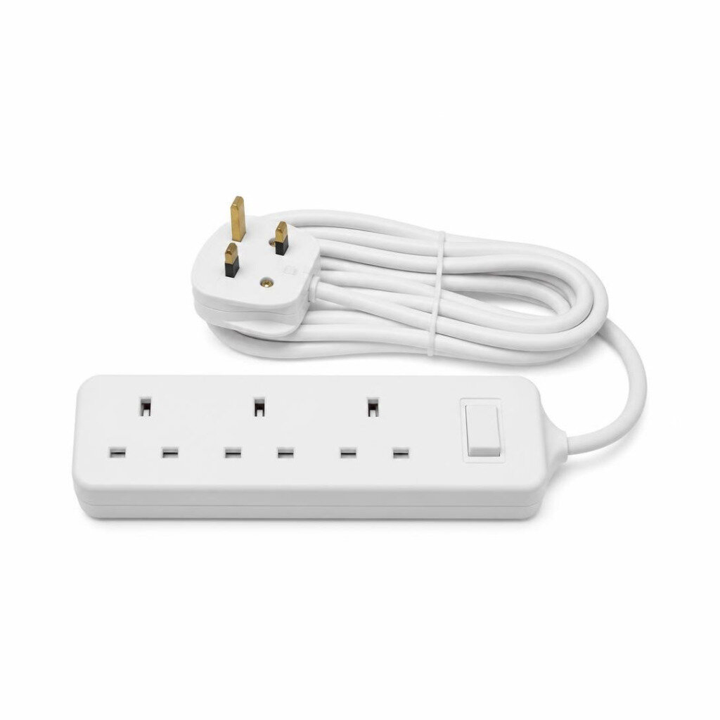 SUM 3G X 2MTR EXT.SWITCH SOCKET OUTLET