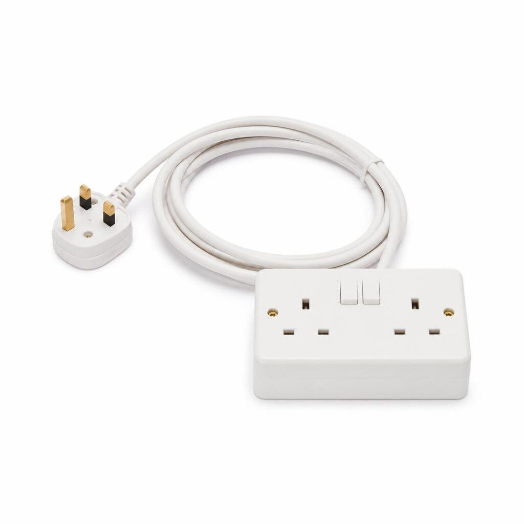 SUM 2G X 3MTR EXT.SWITCH SOCKET OUTLET