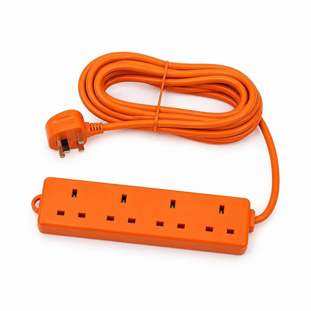SUM 4G X 2MTR TRAILING SOCKET NEON
