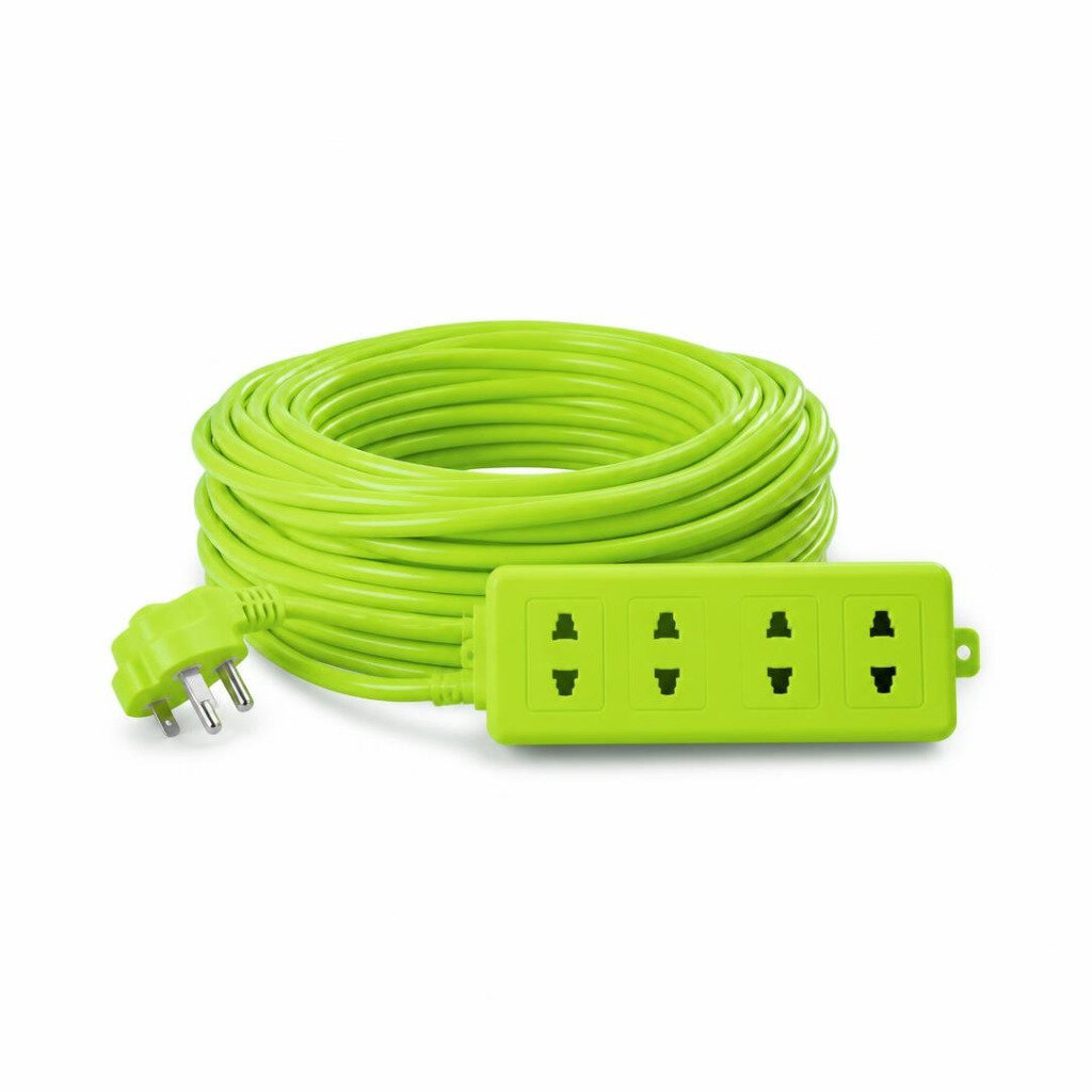 GELOOF 4G X 5MTR EXT.SWITCH SOCKET OUTLET NEON