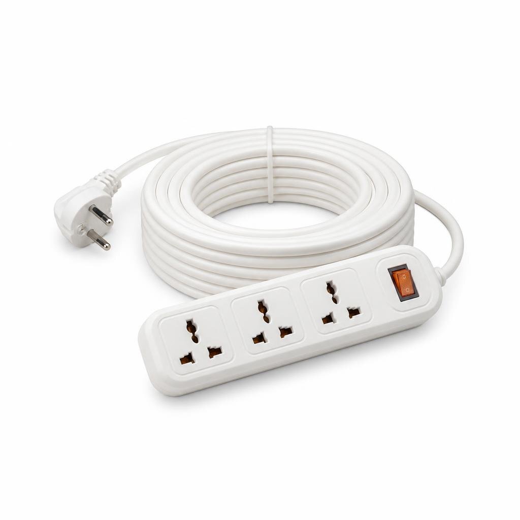 GELOOF 5G X 5MTR EXT.SWITCH SOCKET OUTLET NEON
