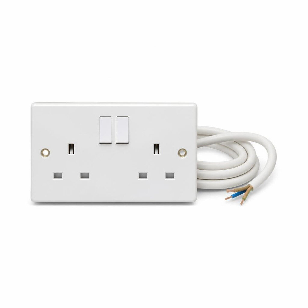 SOBAR 4G X 2MTR EXT.SWITCH SOCKET OUTLET