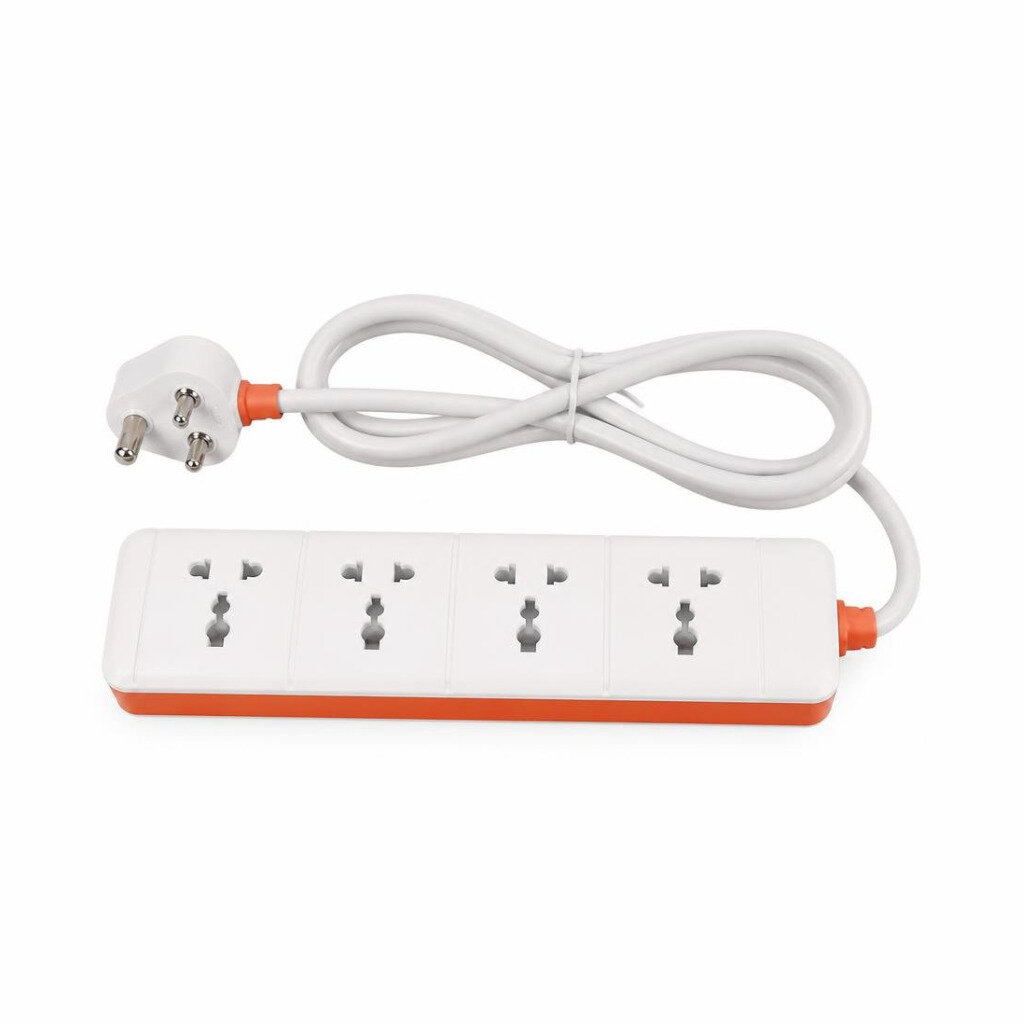 B&B 4G X 2MTR TRAILING SOCKET (WHITE/ORANGE)