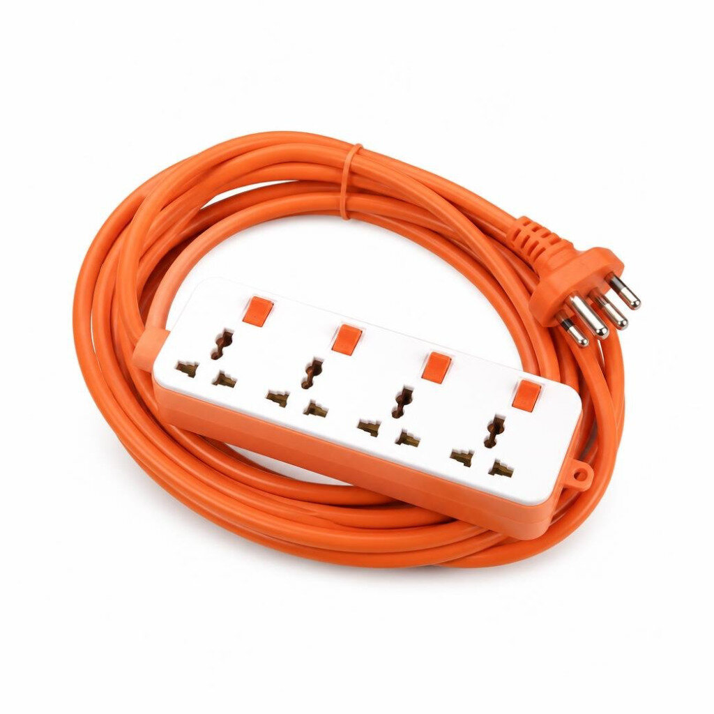 4G5M EXT.SWITCH SOCKET OUTLET 40/0.20MM ORANGEWIRE
