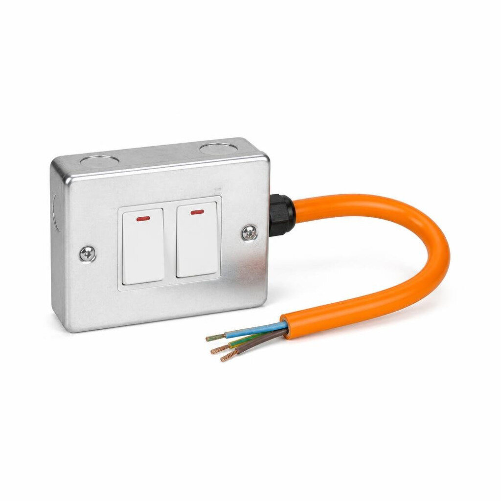 2G5M METAL SWITCH SOCKET - 40/02MM CABLE ORANGE