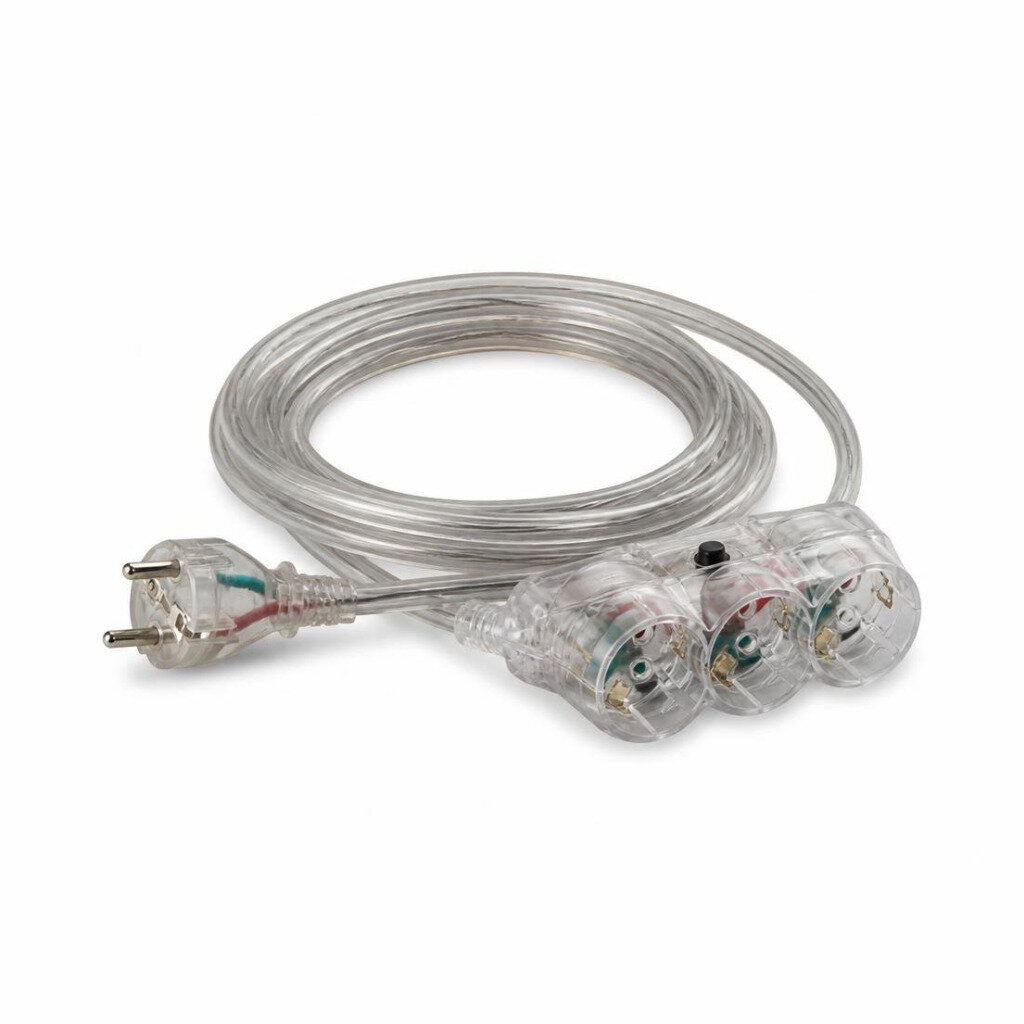 OPS 5G X 2MTR TRAILING SOCKET NEON S.PROTECTOR