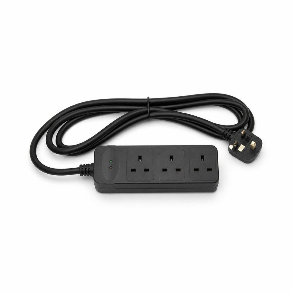 BULL 1.8MTR X 3G TRAILING SOCKET WITH SURGE PROTECTOR