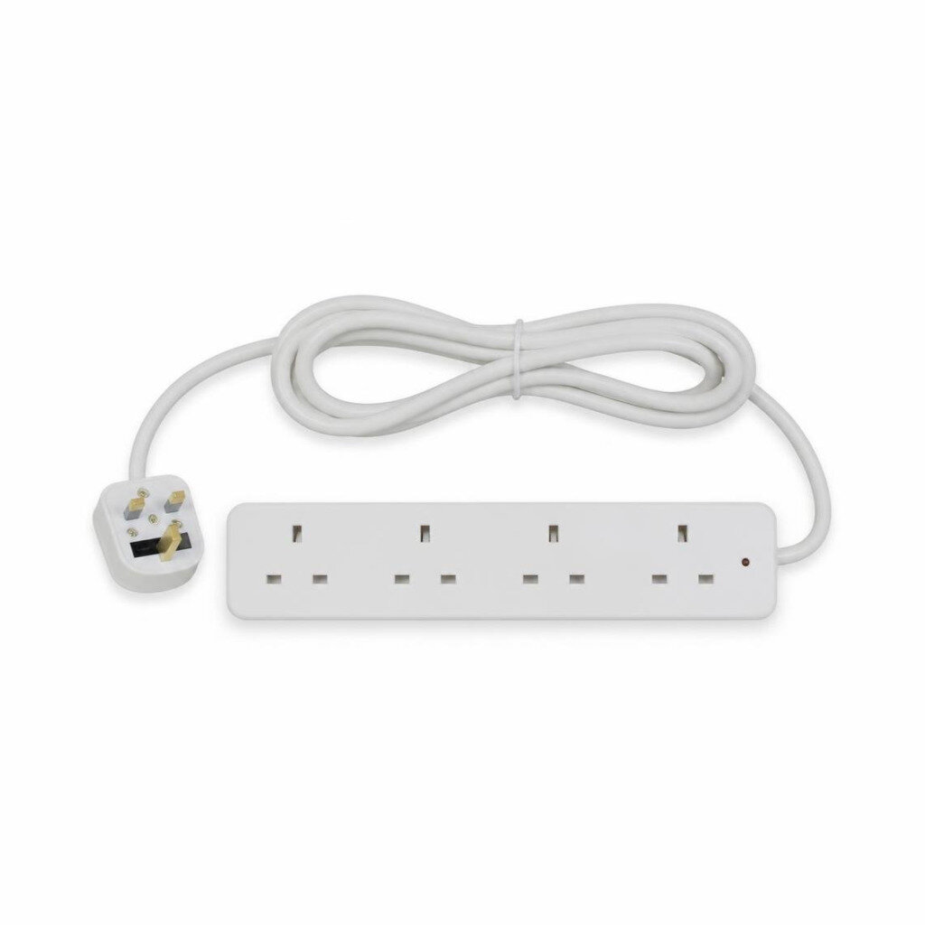 BULL 1.8MTR X 4G TRAILING SOCKET WITH SURGE PROTECTOR
