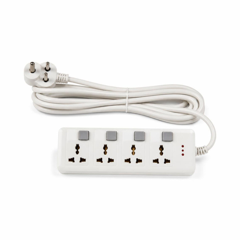 BULL 3MTR X 4G TRAILING SOCKET WITH SURGE PROTECTOR