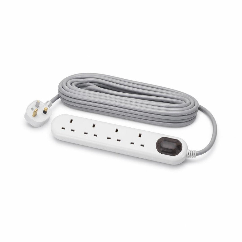 BULL 5MTR X 4G TRAILING SOCKET WITH SURGE PROTECTOR