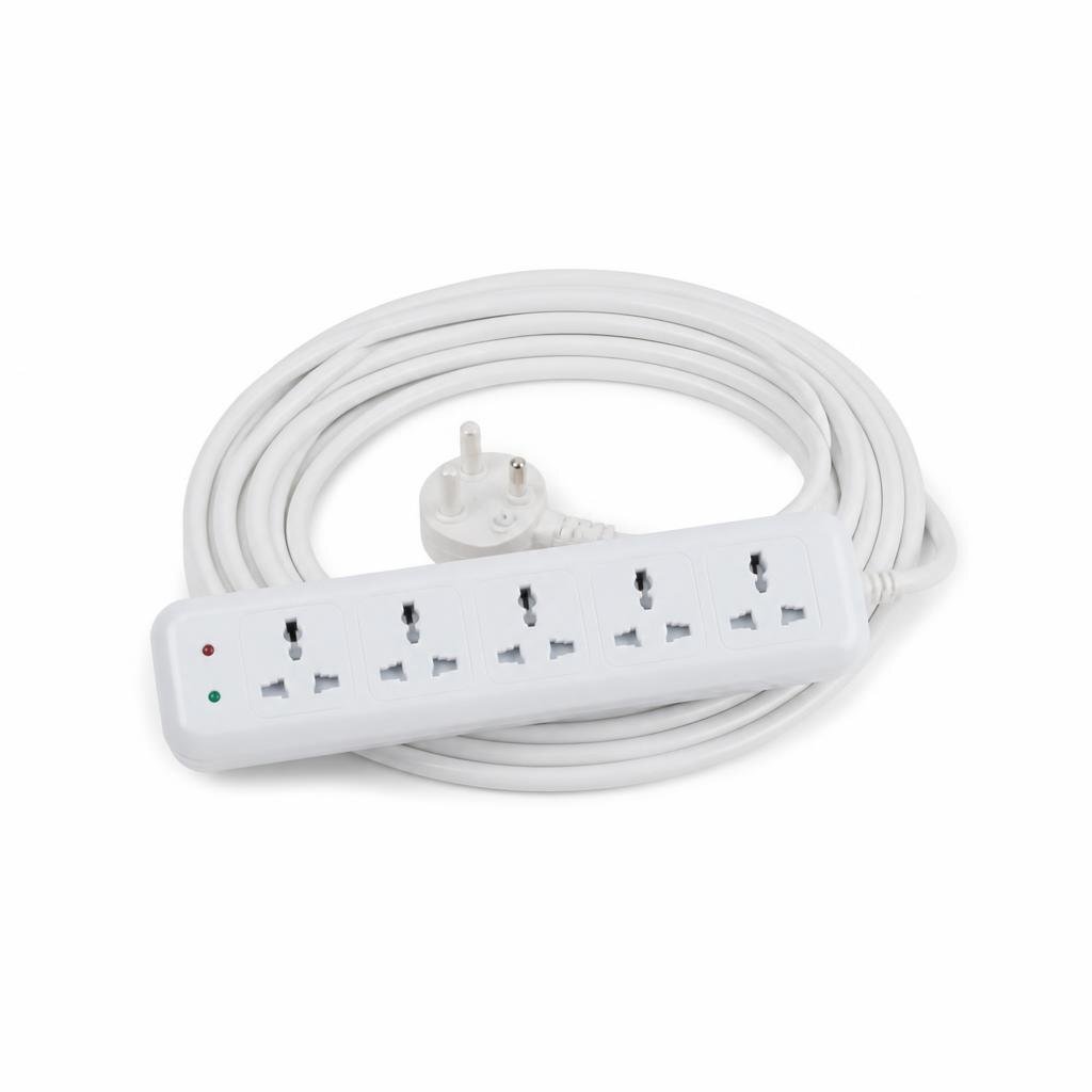 BULL 5MTR X 5G TRAILING SOCKET WITH SURGE PROTECTOR