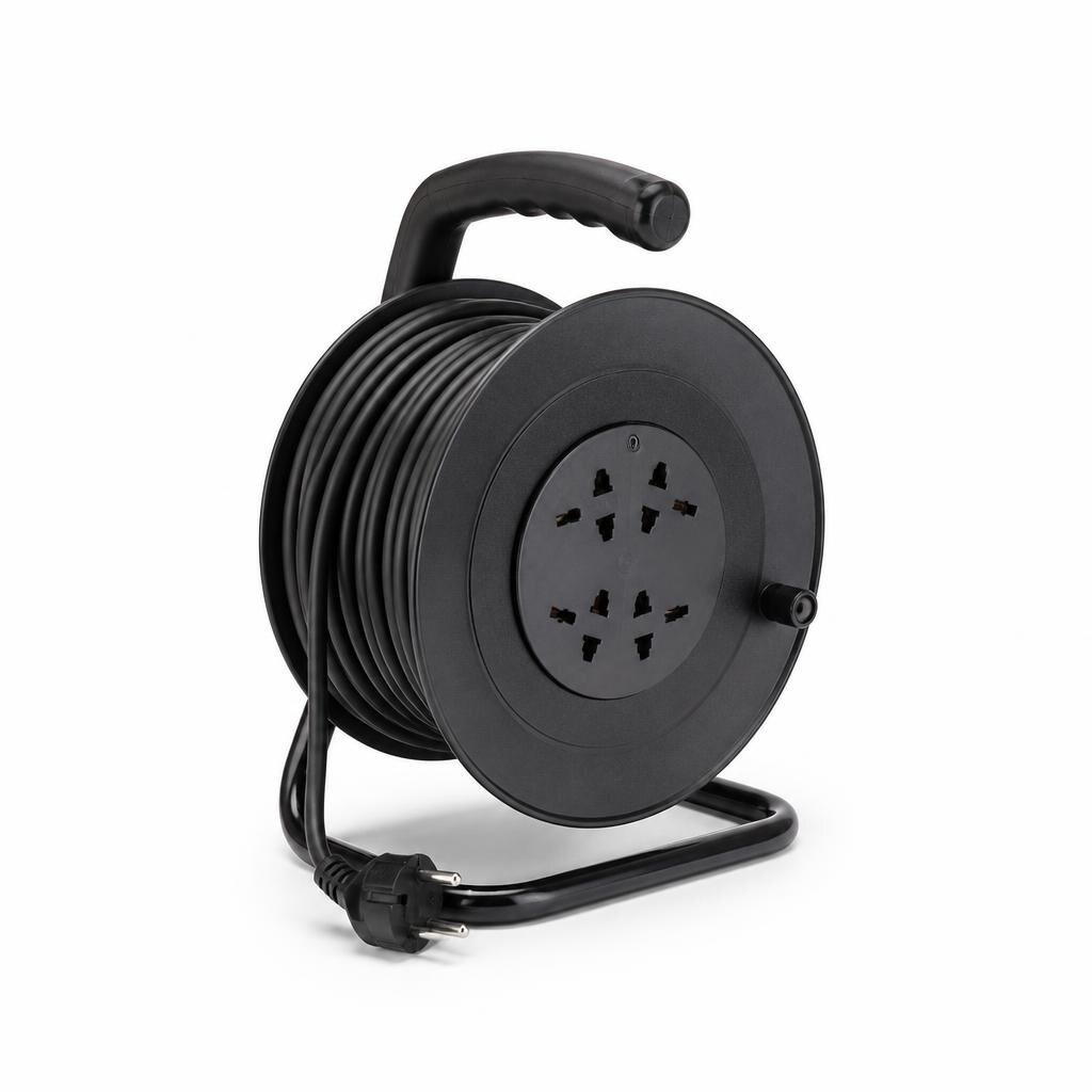 12M CABLE REEL - 23/0.16 WIRE M+168 PLUG TOP