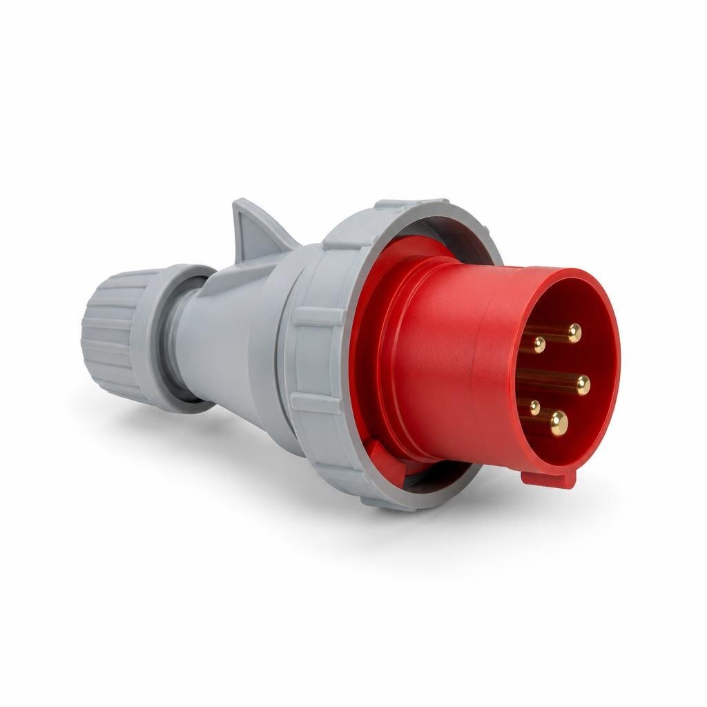 CEE 63A 5PIN WEATHERPROOF PLUG