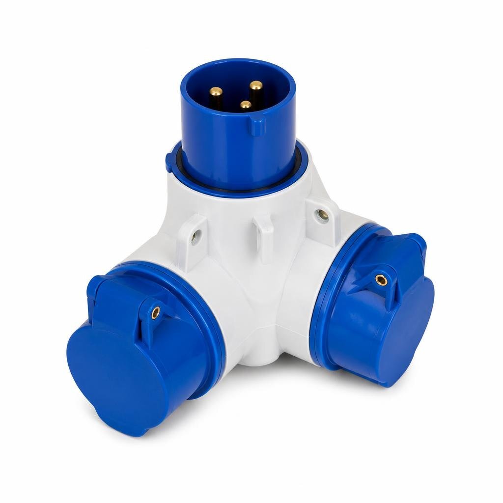 CEE 16A 3PIN 2WAY WEATHERPROOF CONNECTOR