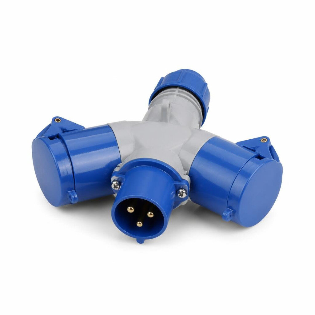 CEE 16A 3PIN 3WAY WEATHERPROOF CONNECTOR