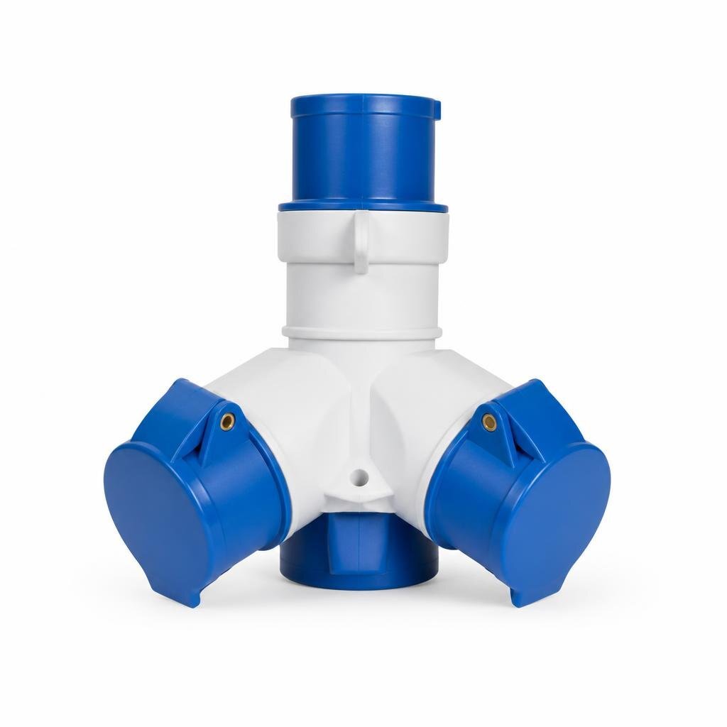 CEE 32A 3PIN 3WAY WEATHERPROOF CONNECTOR