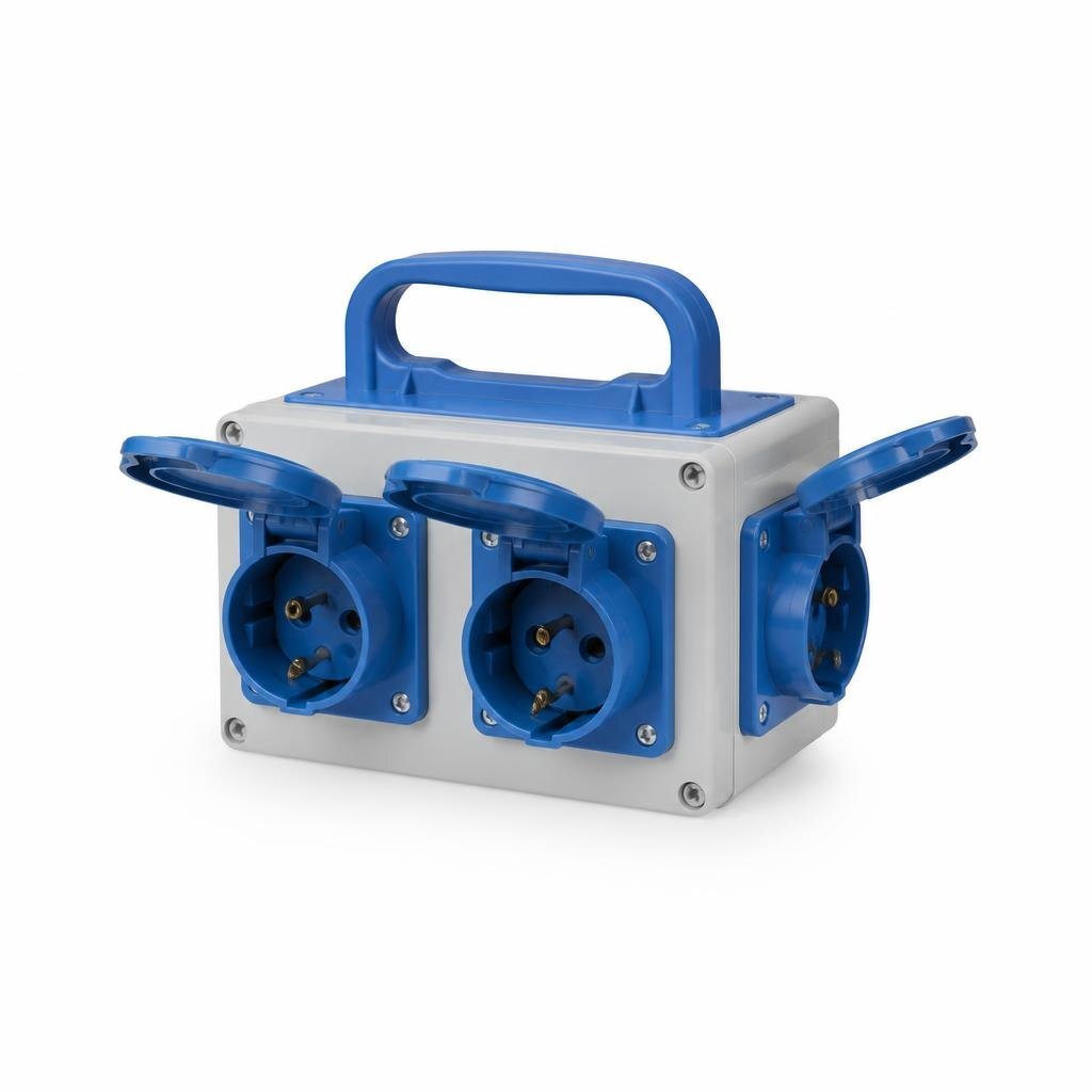 JET 3WAY INDUSTRIAL SOCKET DISTRIBUTION BOX EMPTY