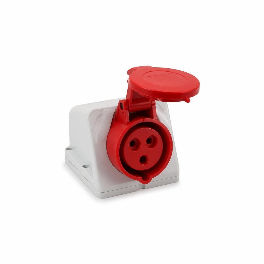 YMZ 213 16A 3PIN 240V INDUSTRIAL CONNECTOR SOCKET