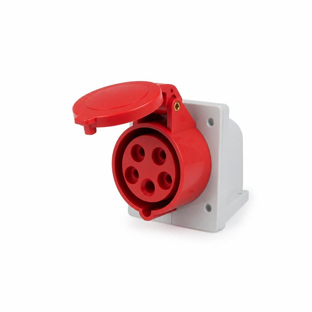 YMZ 214 16A 4PIN 415V INDUSTRIAL CONNECTOR SOCKET